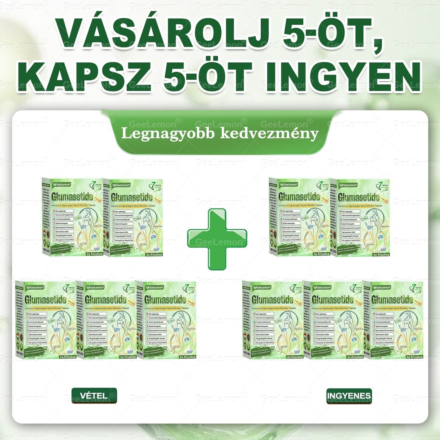 đżAjĂĄnlott a Semmelweis KĂłrhĂĄz ĂĄltal · đ©ââïžBENU hivatalos ĂŒzlet| đ đđđđżđđŠđšđ§Âź Glumasetide 8 az 1-ben KarcsĂș Ă©s EgĂ©szsĂ©ges Nano MikrotƱs Tapasz đđș