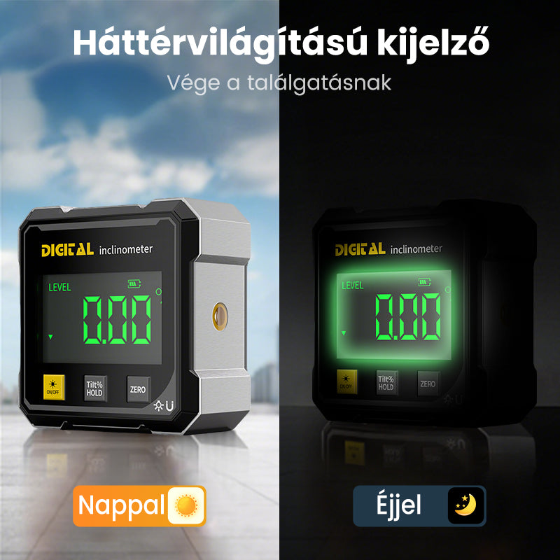 💥Időkorlátozott ajánlat💥 Négyoldalas mágneses digitális lézeres dőlésmérő