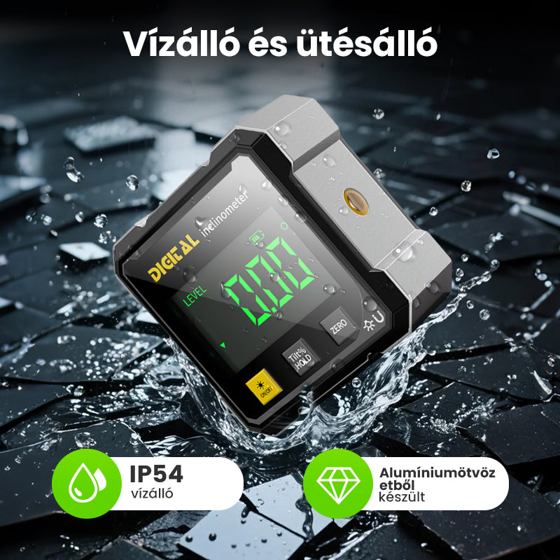 💥Időkorlátozott ajánlat💥 Négyoldalas mágneses digitális lézeres dőlésmérő