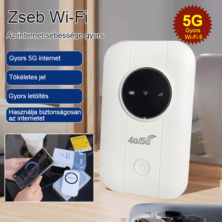 👍 Ingyenes WIFI a világ minden táján 🚀 Ultragyors 5G hálózat 🌏 3000 GB forgalom havonta 🆓 Nincs havidíj 🆓 Nincs szerződés 🆓 Nincs szükség SIM-kártyára.