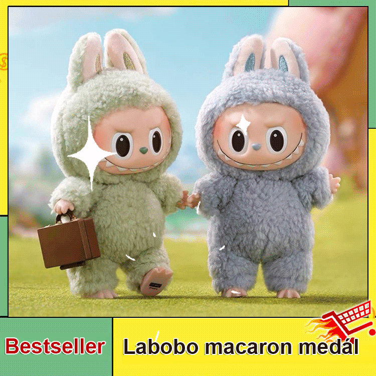 Plush pendant from the Makaronowa Labubu series