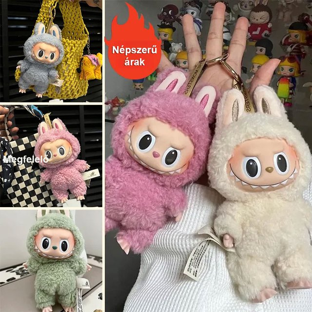 Plush pendant from the Makaronowa Labubu series