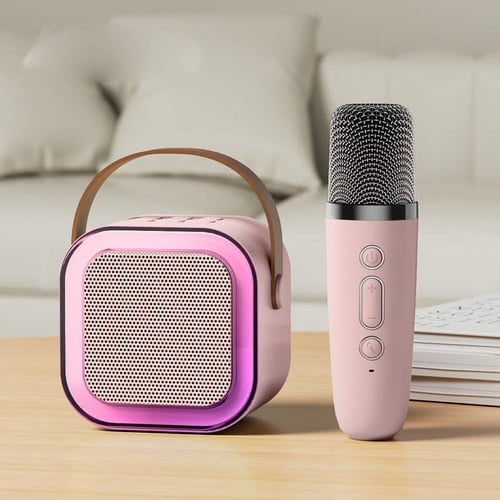 🌸🔥🔥Mini karaoke gép vezeték nélküli mikrofonokkal🎵