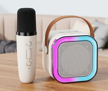 🌸🔥🔥Mini karaoke gép vezeték nélküli mikrofonokkal🎵