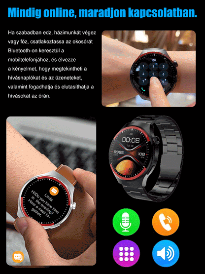 WATCH 4 Pro Űrkutatás kerek képernyős okosóra