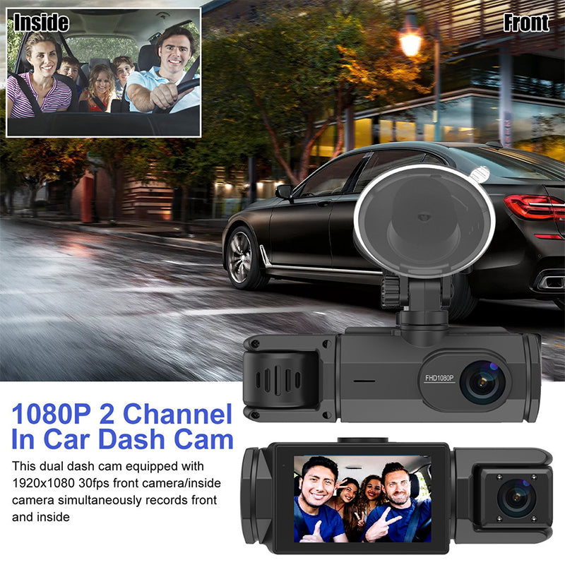 🛡️ 360°-OS AUTÓS KAMERA – 1080p Hd, Éjjátólátás És Automatikus Biztonság! 🌙🚘